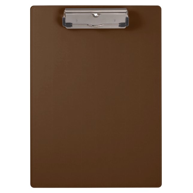 Simple Brown Authority® Clipboard (Front)