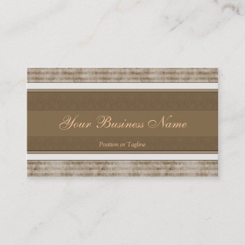 Simple Brown Business Card