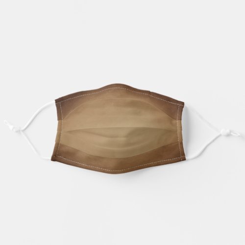 Simple Brown Fade Grunge Adult Cloth Face Mask