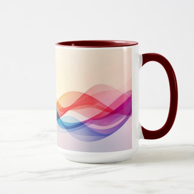 Simple Brown Modern Cute Coffee  Mug (Right)