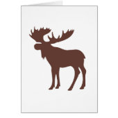 Simple brown moose symbol (Front)