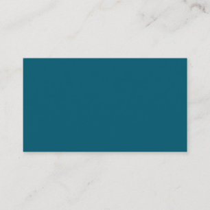 Simple Budget Solid Color Teal  Business Card