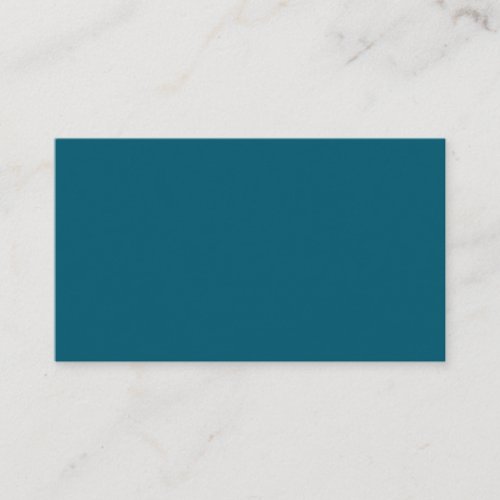 Simple Budget Solid Color Teal  Business Card