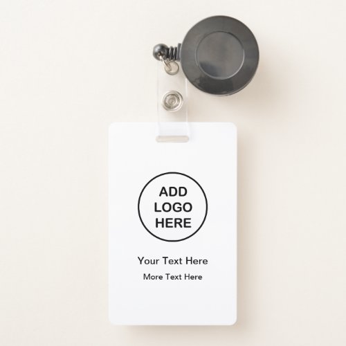 Simple Bulk Budget Staff Work Name ID Badges