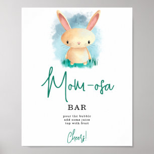 Simple Bunny mOM-osa bar Poster
