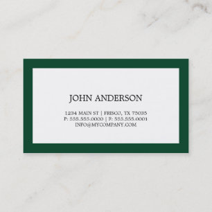 Simple Business Card