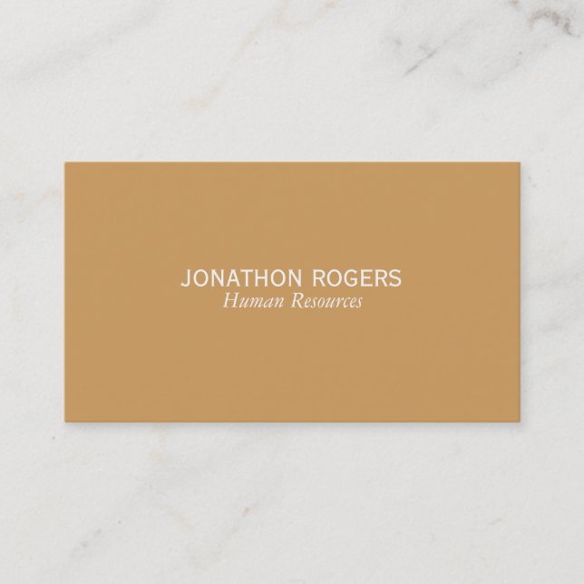 Simple Business Card (Front)