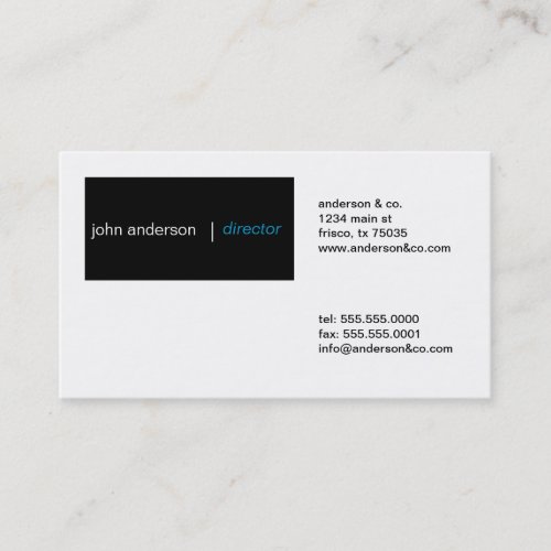 Simple Business Card