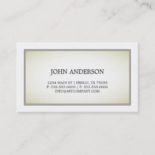 Simple Business Card