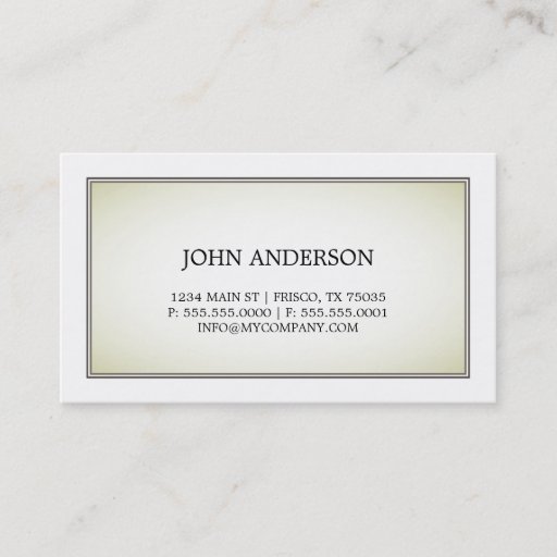 Customizable Simple Business Card