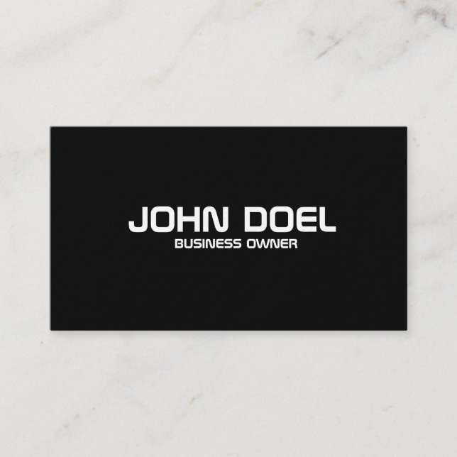 simple business card (Front)