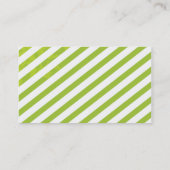 SIMPLE BUSINESS CARD :: bold spot lime (Back)