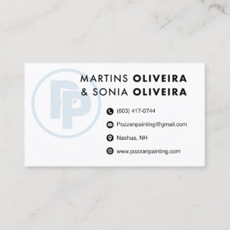 Simple Business Card - Modern Minimalist Elegance