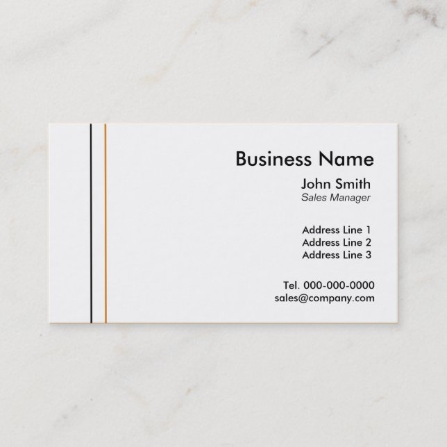 Simple Business Card Templates (Front)