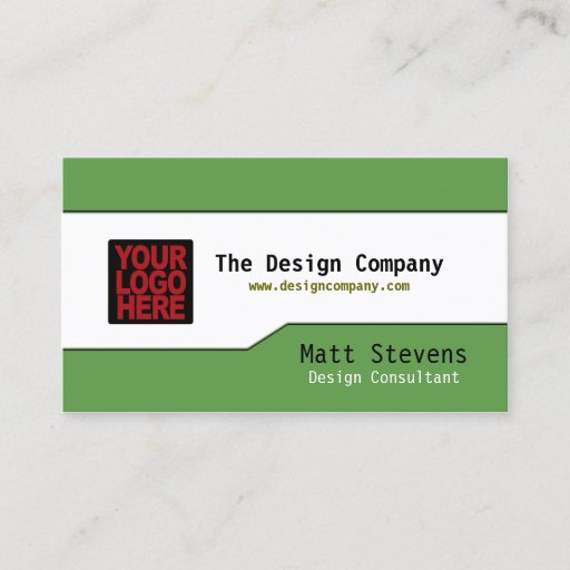Customizable Simple Business Card Top Bottom