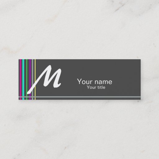 Customizable Simple business card with a touch of color