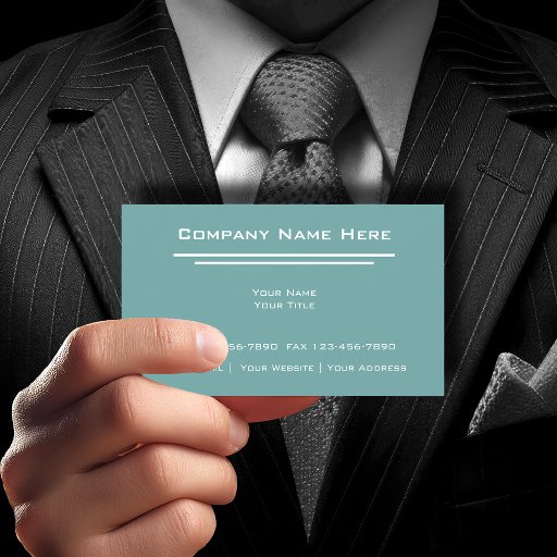 Customizable Simple Business Cards