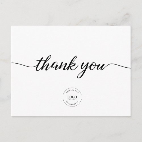 Simple Business Client Appreciation Thank you Postcard