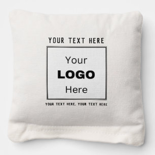 Simple Business Company logo Branded Cornhole Bags