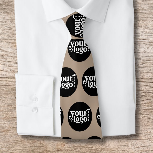 Simple Business Company Logo  Neck Tie (Simple Business Company Logo Neck Tie)