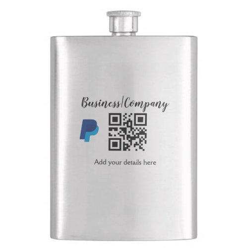 Simple business company website barcode QR add nam Flask