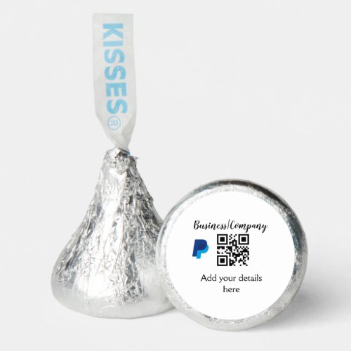 Simple business company website barcode QR add nam Hersheys Kisses