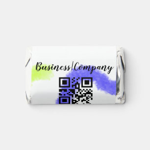 Simple business company website barcode QR add nam Hershey's Miniatures
