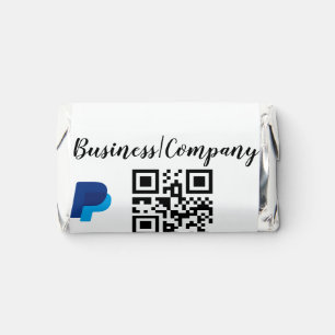 Simple business company website barcode QR add nam Hershey's Miniatures