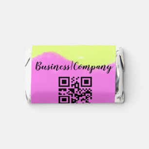 Simple business company website barcode QR add nam Hershey's Miniatures