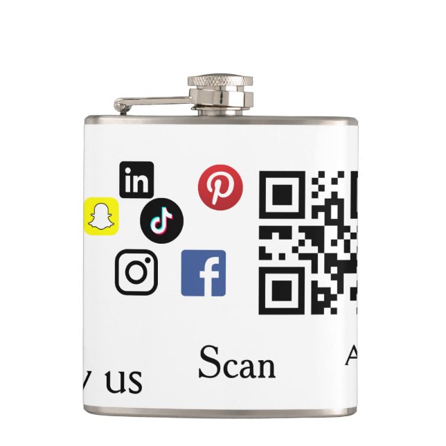 Simple business company website barcode QR code Flask (Front)