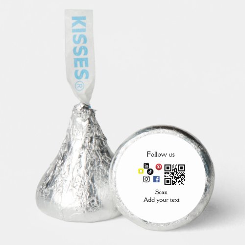 Simple business company website barcode QR code Hersheys Kisses