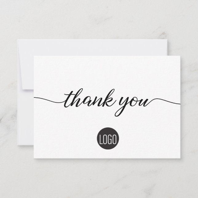 Simple Business Customer Appreciation Thank you Card (Front)
