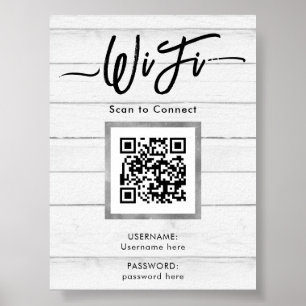 Simple Business Guest Wifi Poster