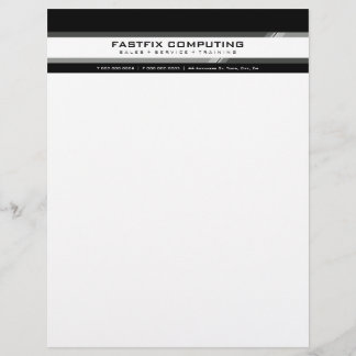 SIMPLE BUSINESS LETTERHEAD :: hi-tech zing 1L