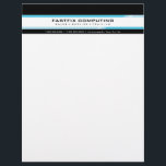 SIMPLE BUSINESS LETTERHEAD :: hi-tech zing 8<br><div class="desc">Original illustration design copyright edgeplus*cre8tiv 2010 A modern, technical looking design for your business image to make the right lasting impression. Perfect for many professions looking for that visual creative edge over their competitors to stand out from the crowd! Personalized with your details this cleverly designed letterhead is suitable for...</div>