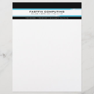 SIMPLE BUSINESS LETTERHEAD :: hi-tech zing 8