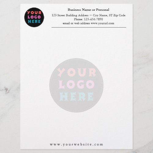 Simple Business Letterhead with LogoMark