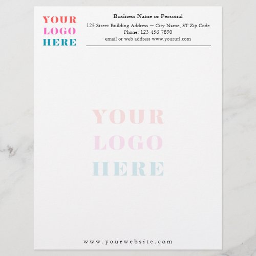 Simple Business Letterhead with LogoMark