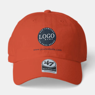 Simple Business Logo and Company Website Employees 47 Brand Hat