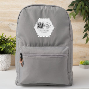 Simple Business Logo and QR Code Patch