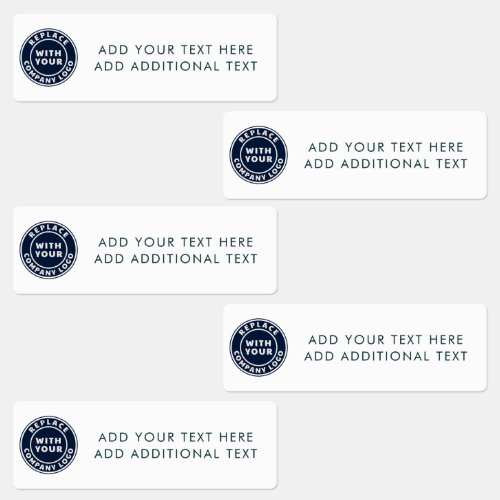 Simple Business Logo and Text Employees Labels