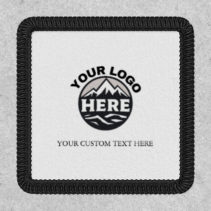 Simple Business Logo and Text Promotional Patch