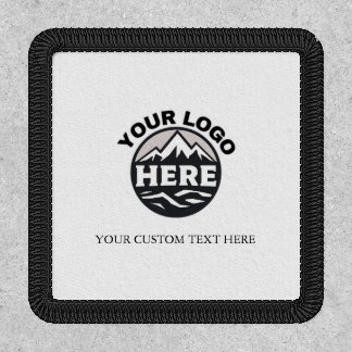 Simple Business Logo and Text  Promotional  Patch