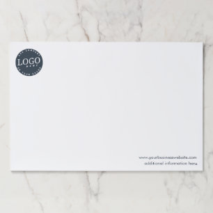 Simple Business Logo and Website Elegant Paper Pad