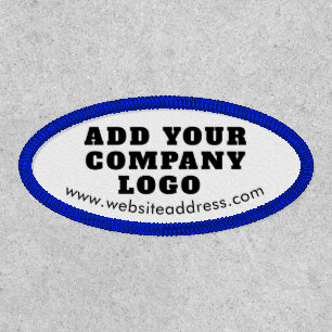 Simple Business Logo and Website Employees Swag Patch