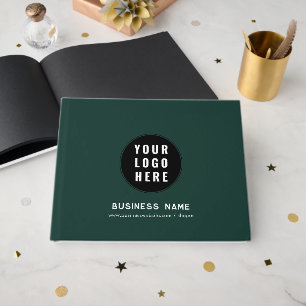 Simple Business Logo and Website Office Custom Guest Book
