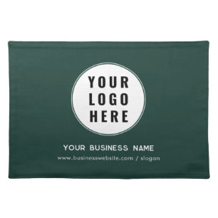 Simple Business Logo and Website Promotional Cloth Placemat