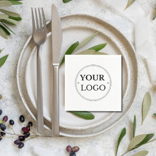 Simple Business Logo Company Event  Napkins