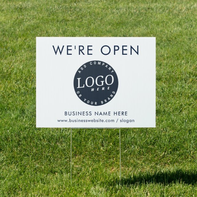 Simple Business Logo Company Marketing Sign (Insitu)