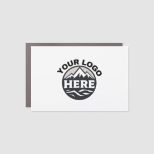 Simple Business Logo Company Promotional Car Magnet